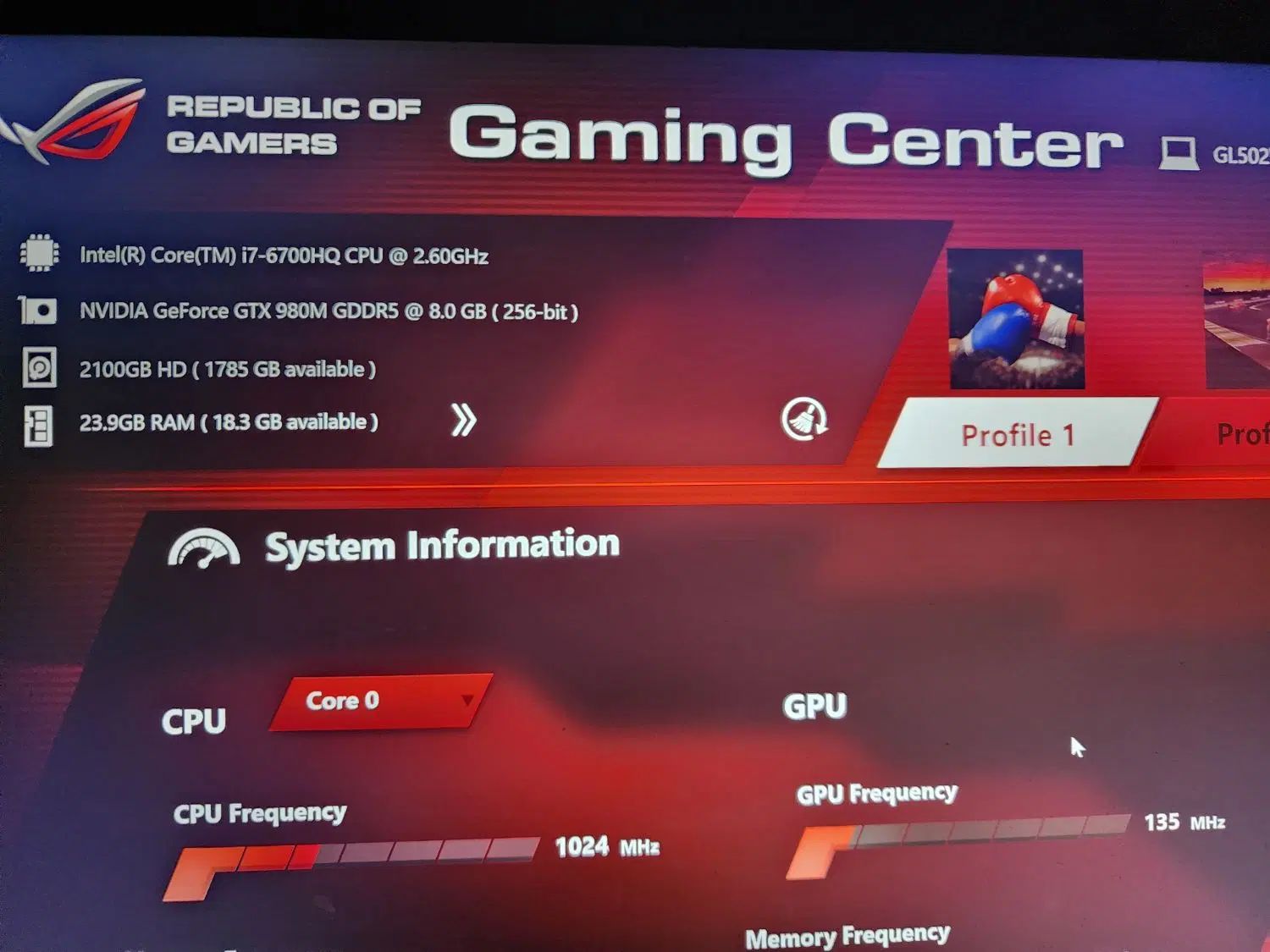 لپتاپ asus gl502vy 980ti 8gb|رایانه همراه|کرج, گوهردشت|دیوار