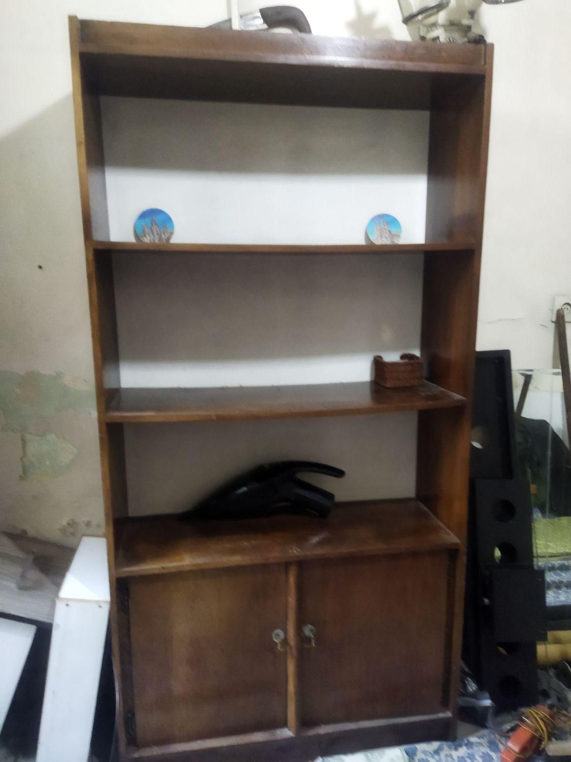 کتابخانه|کتابخانه، شلف، قفسه‌های دیواری|تهران, استاد معین|دیوار