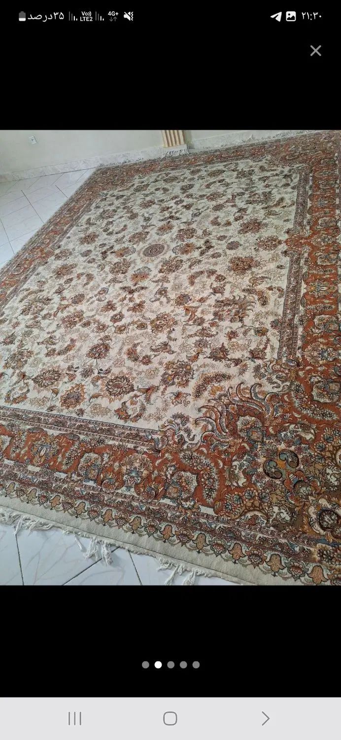 یک تخته فرش ۱۲ متری طرح افشان|فرش|کرج, کلاک نو|دیوار