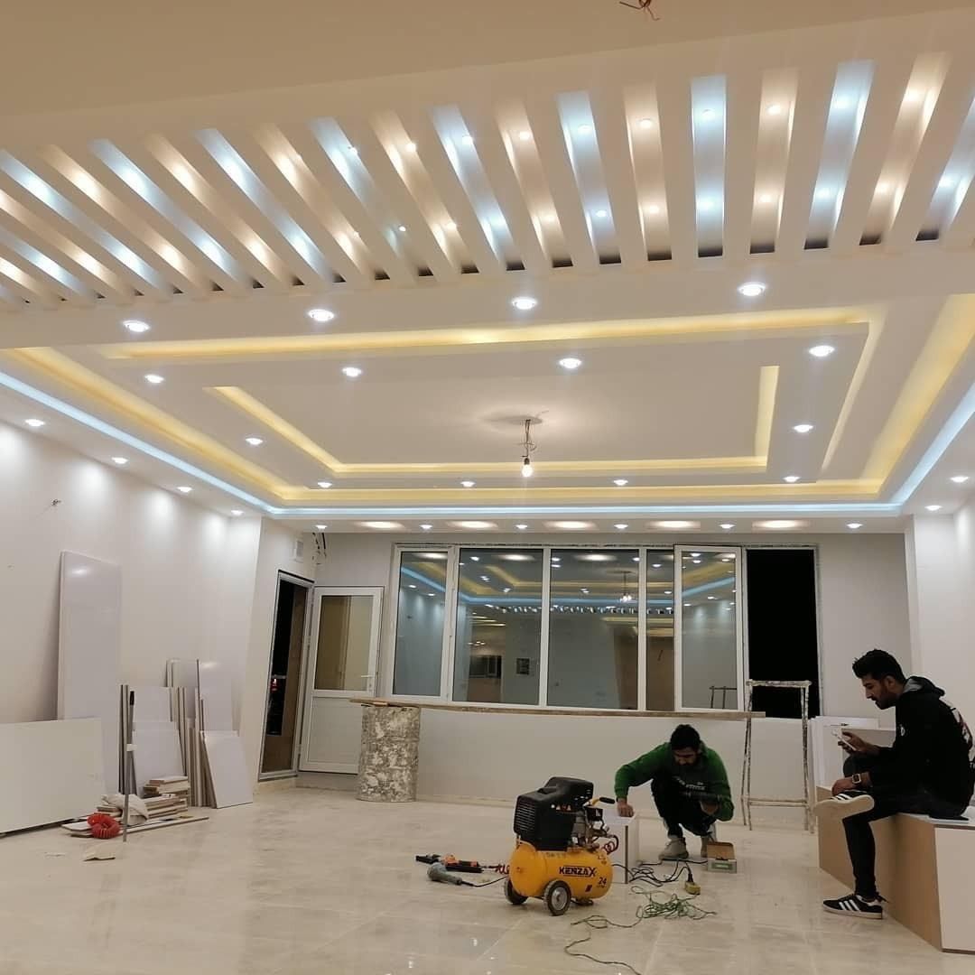 اجرای کناف لاین نوری دامپا تایل کابینت|خدمات پیشه و مهارت|صدرا-فارس, فاز ۱|دیوار