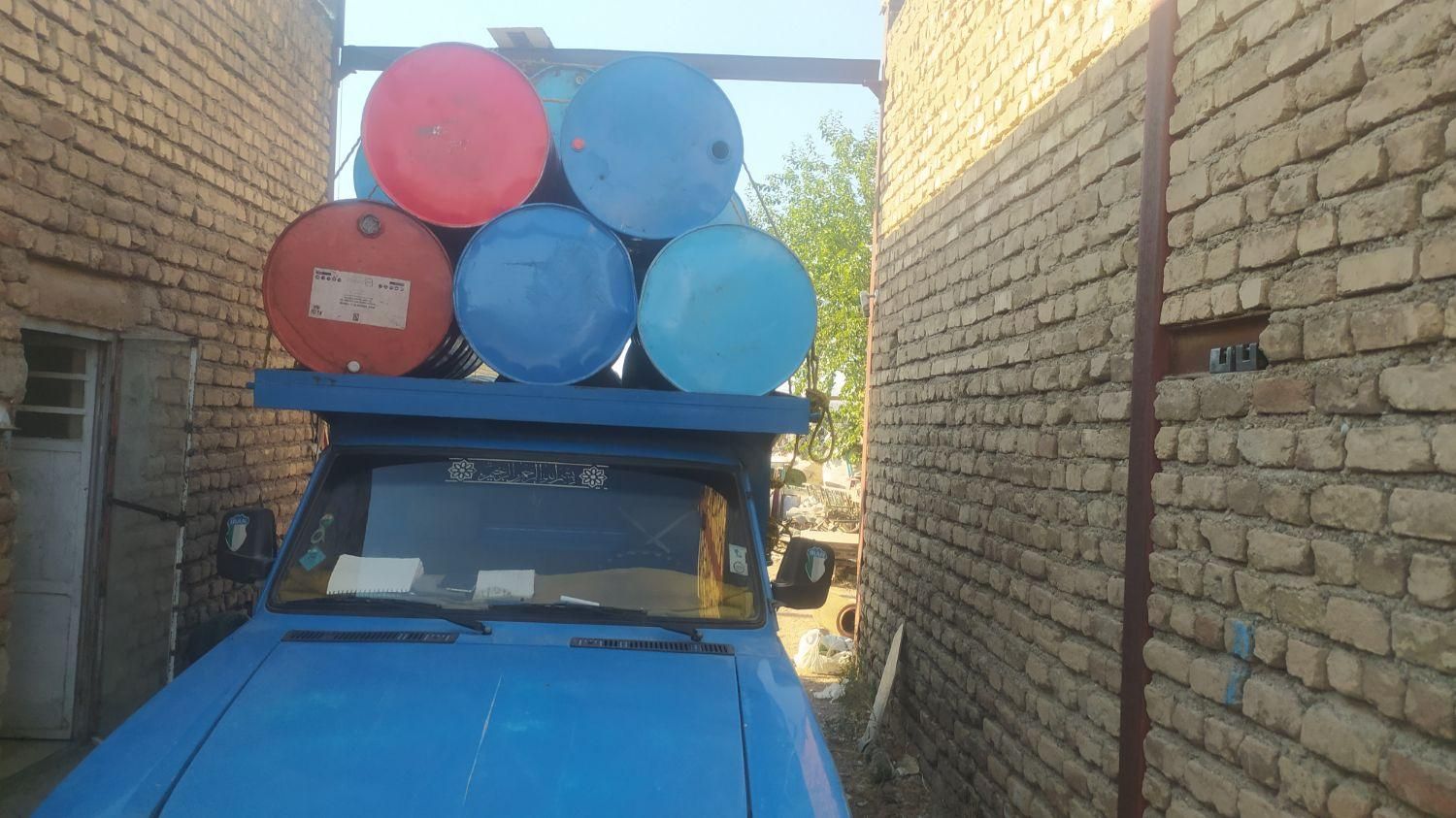 بشکه فلزی، پلاستیکی درب باز وبسته|مصالح و تجهیزات ساختمان|کوهدشت, |دیوار