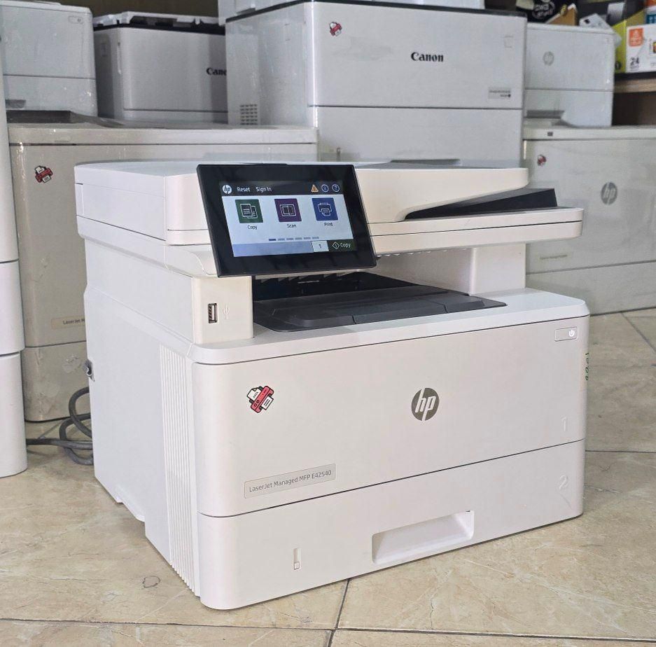 پرینتر ۴ کاره hp e42540|پرینتر، اسکنر، کپی، فکس|مشهد, سجاد شهر|دیوار