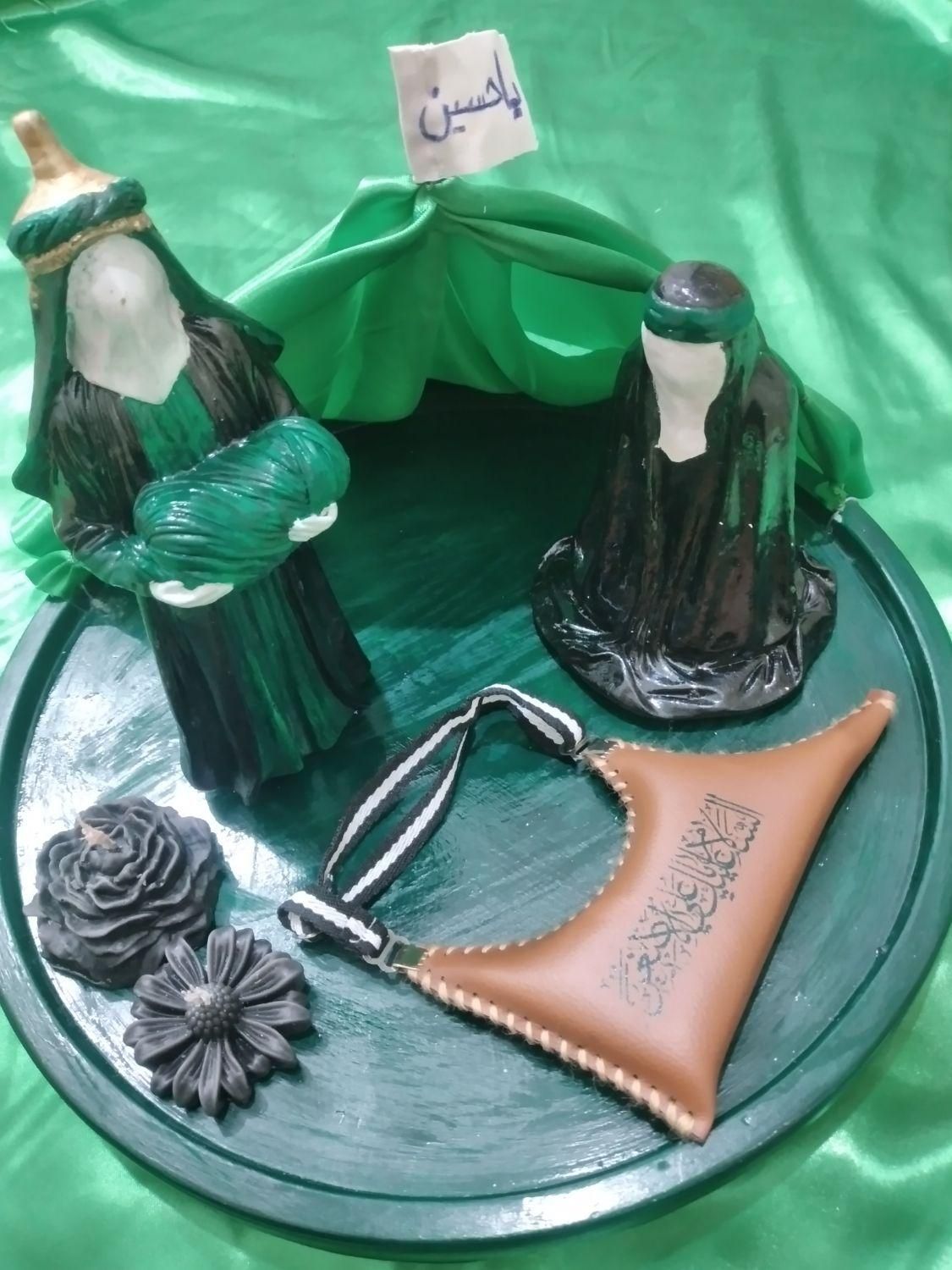 گیفت.سینی شمع.ومجسمه های مذهبی مخصوص محرم درآبادان|صنایع دستی و سایر لوازم تزئینی|رامشیر, |دیوار