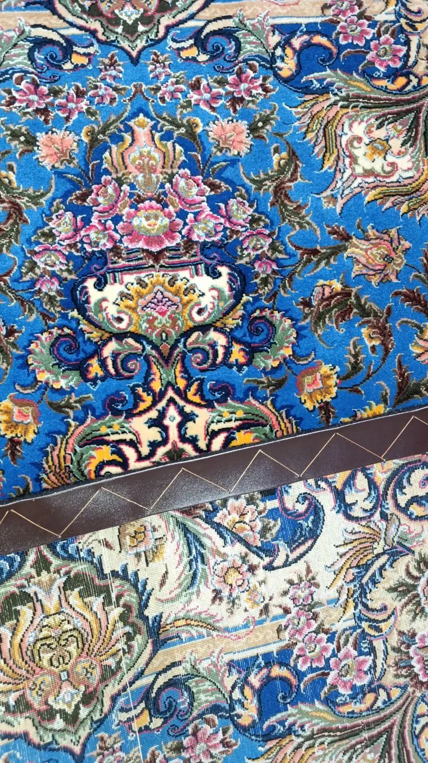قالیچه طرح سالاری سورمه ای چله ابریشم ۵۵رج|فرش|کرج, اسدآباد|دیوار