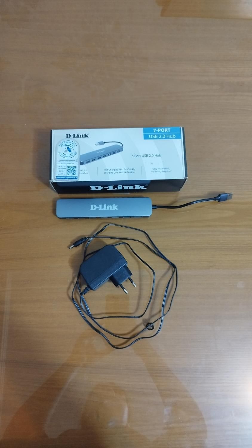 USB Hub هاب ۷ پورت یو اس بی D-LINK DUB-H7|قطعات و لوازم جانبی رایانه|شیراز, ظهور|دیوار