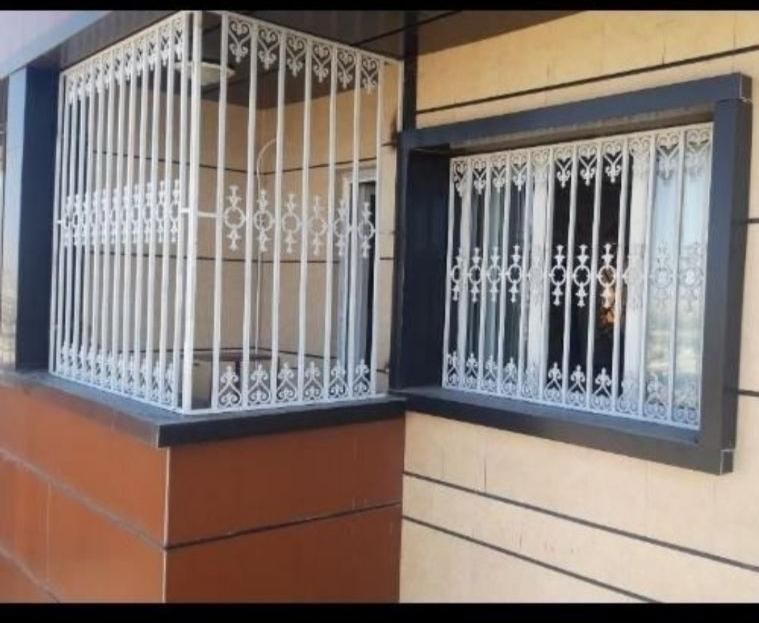 حفاظ فرفورژه سنگین پنجره ها تراس درب آکاردونی|مصالح و تجهیزات ساختمان|مشهد, هفت تیر (حافظ)|دیوار