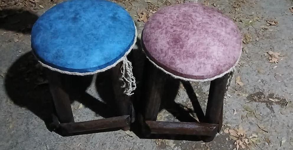 پاف های چوبی سنتی پاف صندلی|صندلی و نیمکت|رباط‌کریم, رباط‌کریم|دیوار