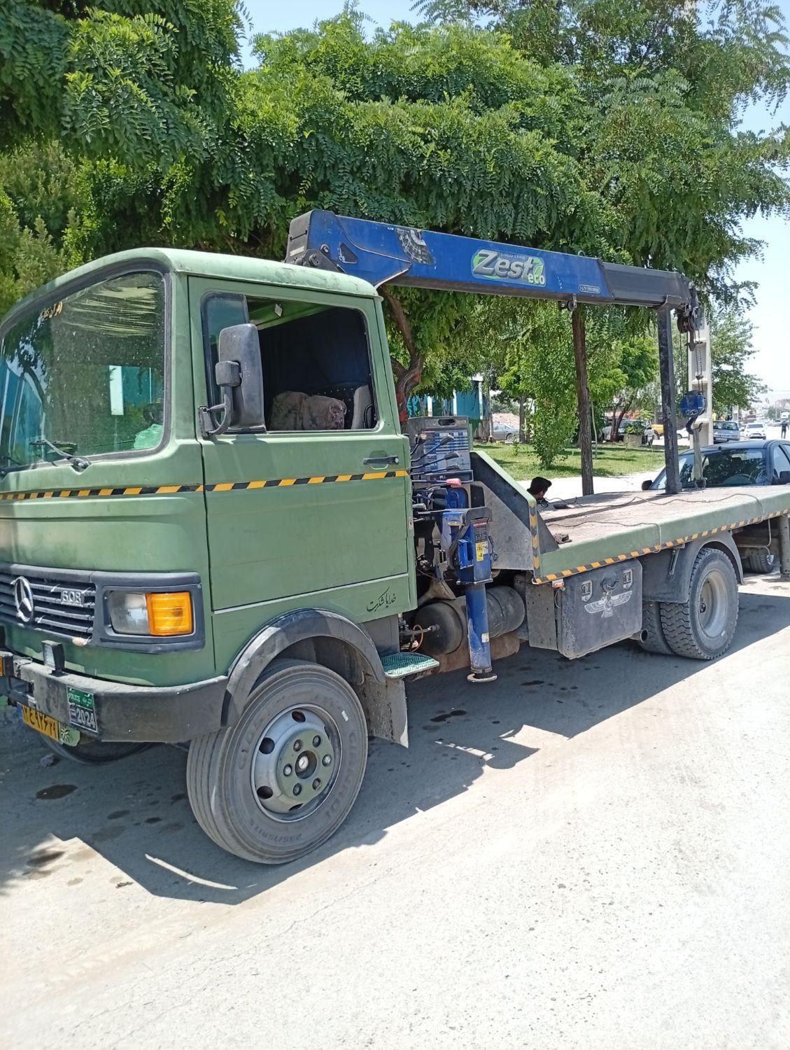 اجاره جرثقیل خاور( تخلیه بارگیری حمل وجابه جایی)|خدمات حمل و نقل|کرمانشاه, |دیوار