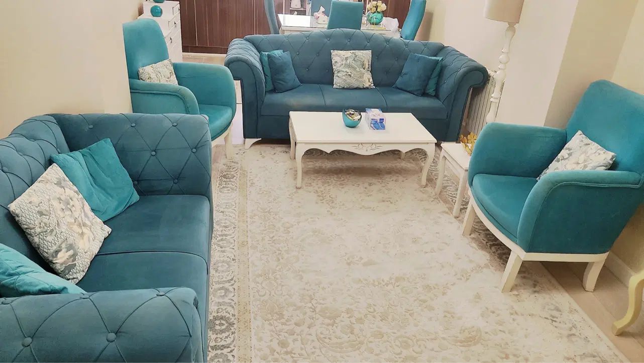 مبل ۷ نفره|مبلمان خانگی و میز عسلی|رشت, نیروی دریایی|دیوار
