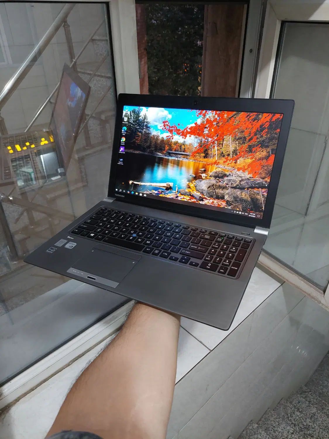 لپ‌تاپ توشیبا i7 با گرافیک مجزا GeForce در حد نو|رایانه همراه|تهران, مینای جنوبی|دیوار