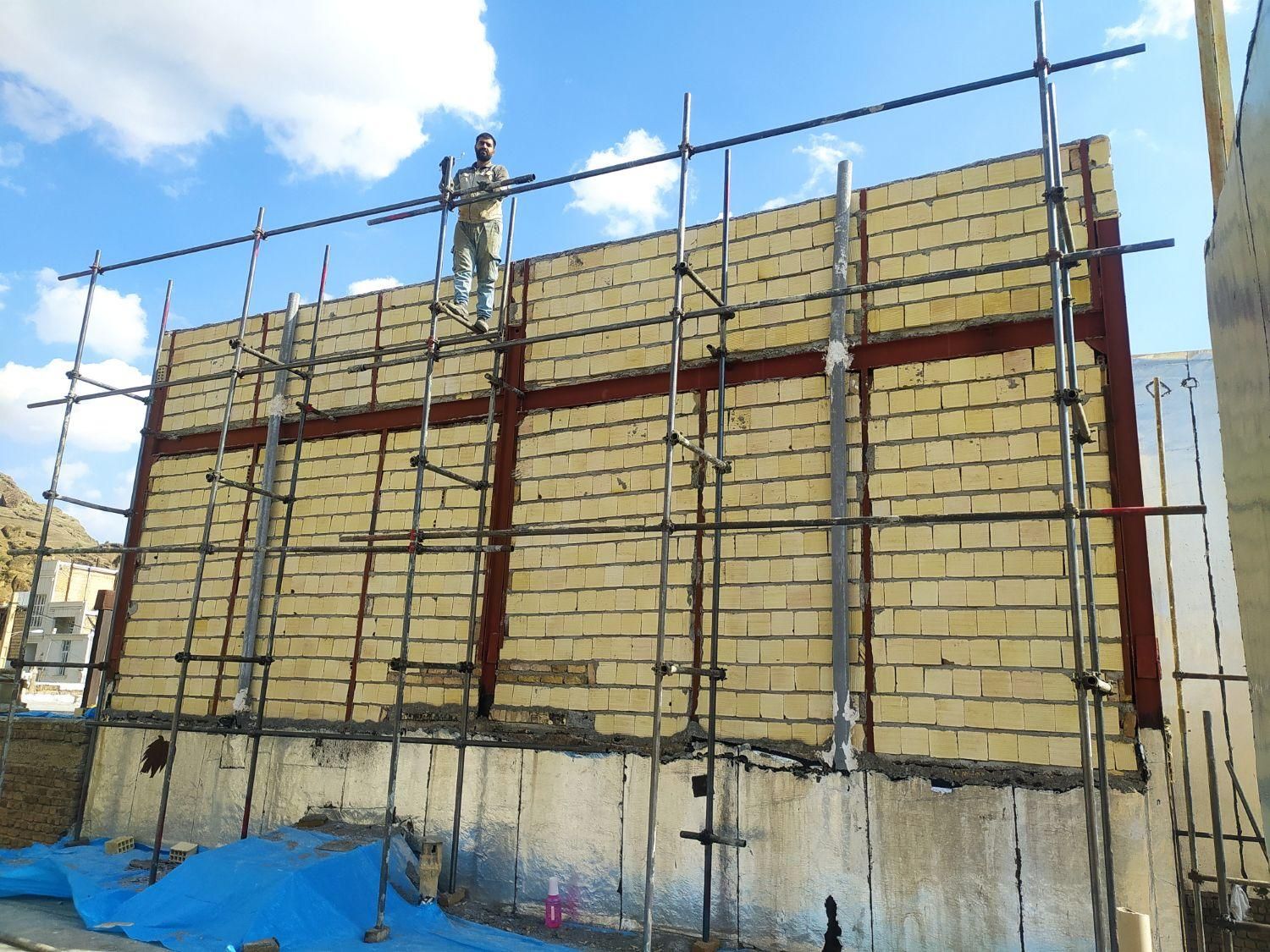 داربست فلزی فلاح|خدمات پیشه و مهارت|خرمآباد, |دیوار