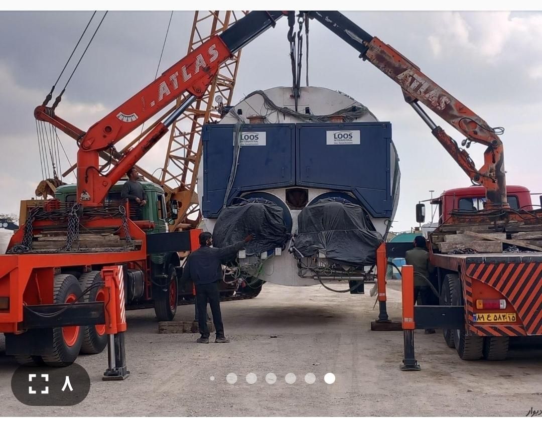 خدمات جرثقیل سنگین دکل بلندمحمدرضا ۵۰تن،۱۵تن،۱۰تن|خدمات حمل و نقل|تبریز, |دیوار