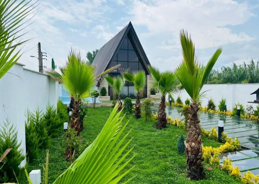 اجاره کلبه سویسی استخر روباز در آمل|اجارهٔ کوتاهمدت ویلا و باغ|آمل, |دیوار