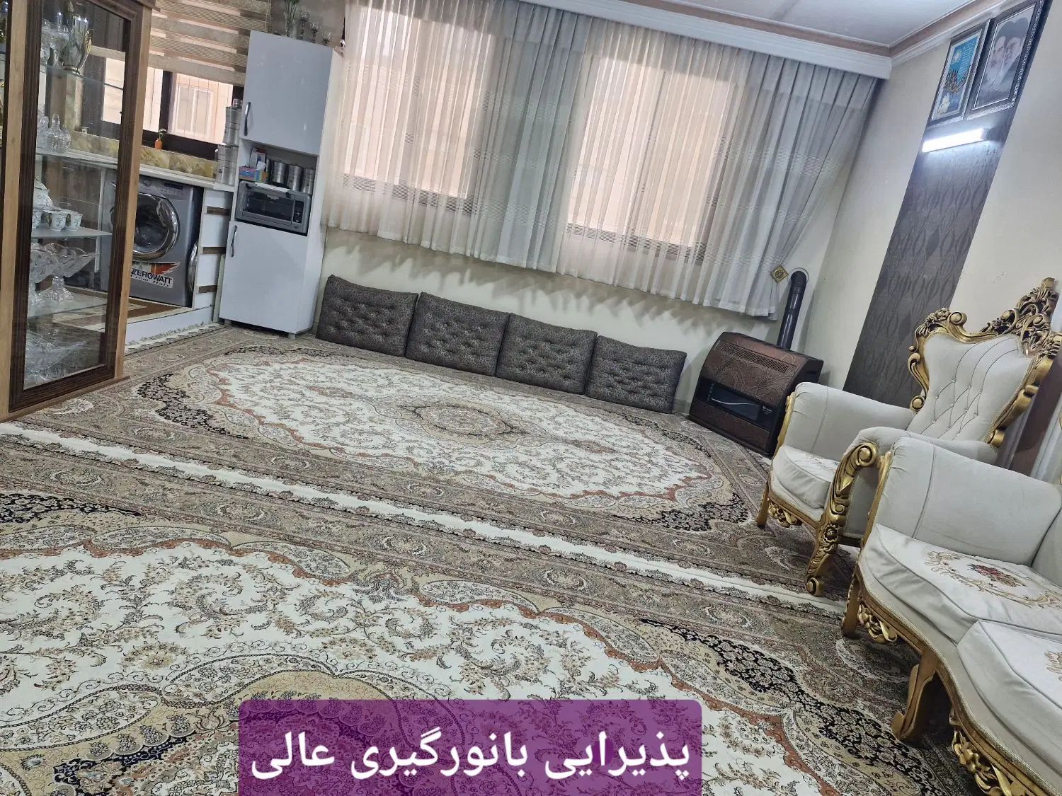 80متری2خوابه12متری خشنودی باپارکینگ اختصاصی مسقف|اجارهٔ آپارتمان|مشهد, حسین‌آباد|دیوار