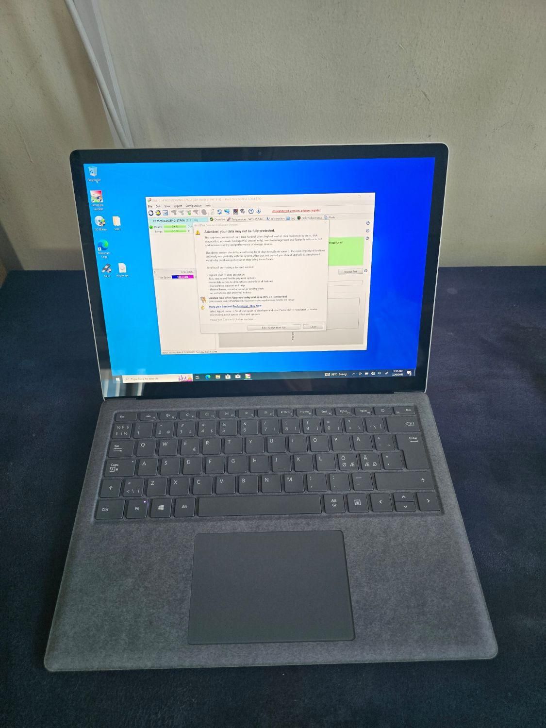 سرفیس لپ تاپ تمیز عین نو surface laptop 3|رایانه همراه|شهریار, |دیوار