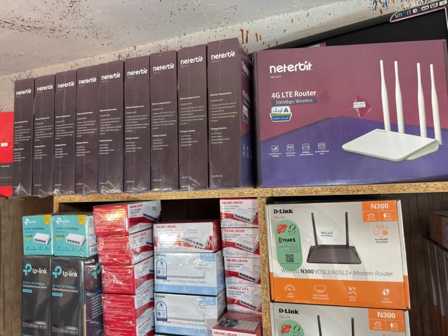 مودم سیم کارتی ۴ آنتن ۴ پورت نتربیت NETERBIT 431F|مودم و تجهیزات شبکه|خرم‌آباد, |دیوار