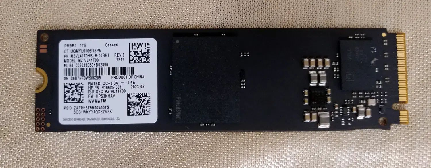 هارد SSD NVME سامسونگ 1TB مدل PM9B1|قطعات و لوازم جانبی رایانه|کرمانشاه, |دیوار