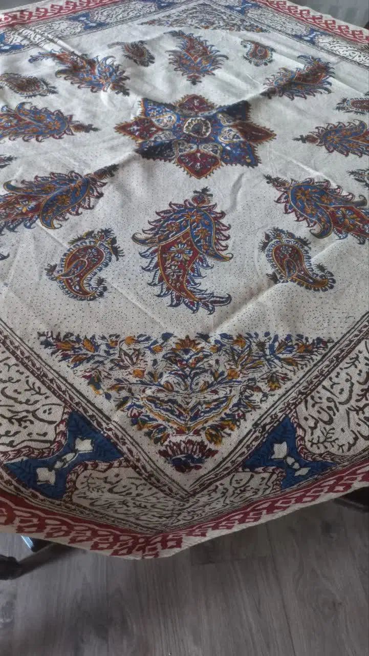 سفره کرباسی اصفهان با طرح زیبا ( نو نو)|سفره، حوله، دستمال آشپزخانه|تهران, نیروی هوایی (پیروزی)|دیوار