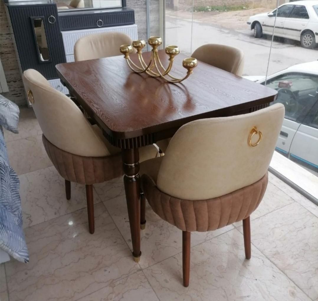 میز نهار خوری 4نفره|میز و صندلی غذاخوری|بجنورد, |دیوار