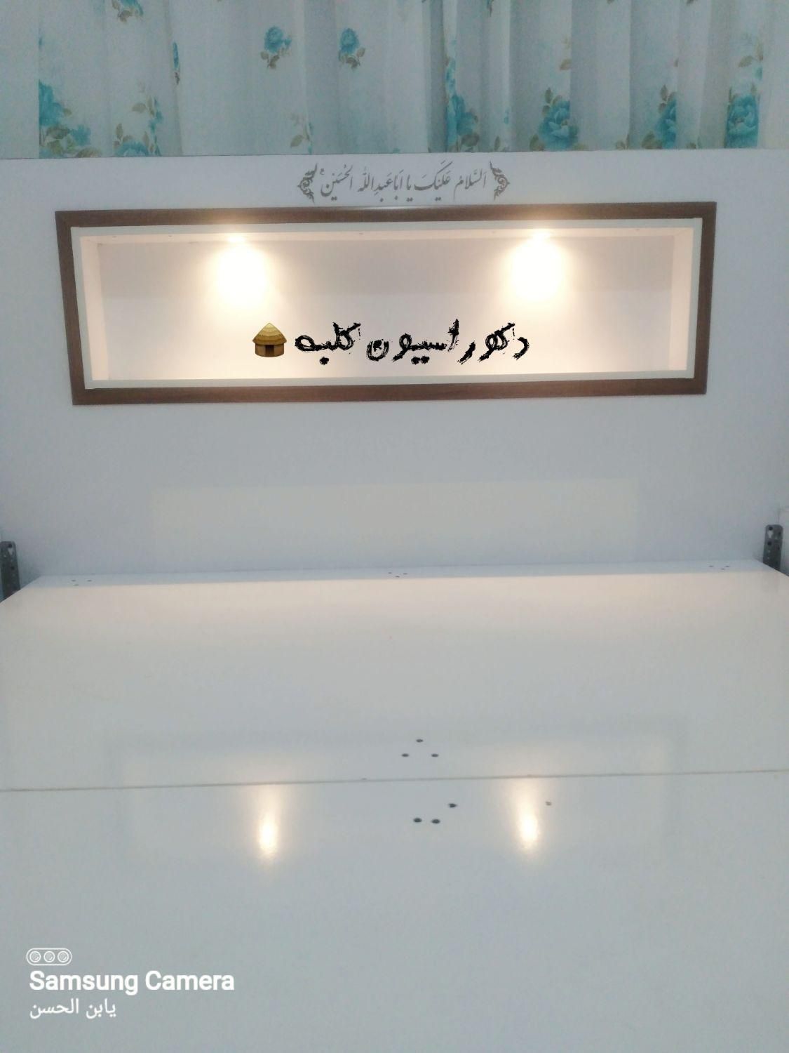 تخت خواب چراغ دار سفارشی|تخت و سرویس خواب|رشت, سلیمانداراب|دیوار