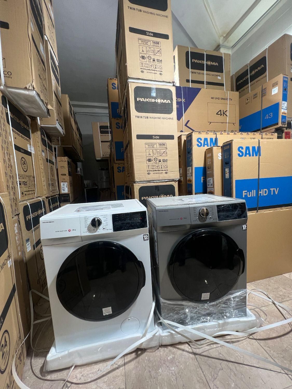 ماشین لباسشویی پاکشوما ۸ کیلو نواکبند|ماشین لباسشویی و خشک‌کن لباس|تهران, بازار|دیوار