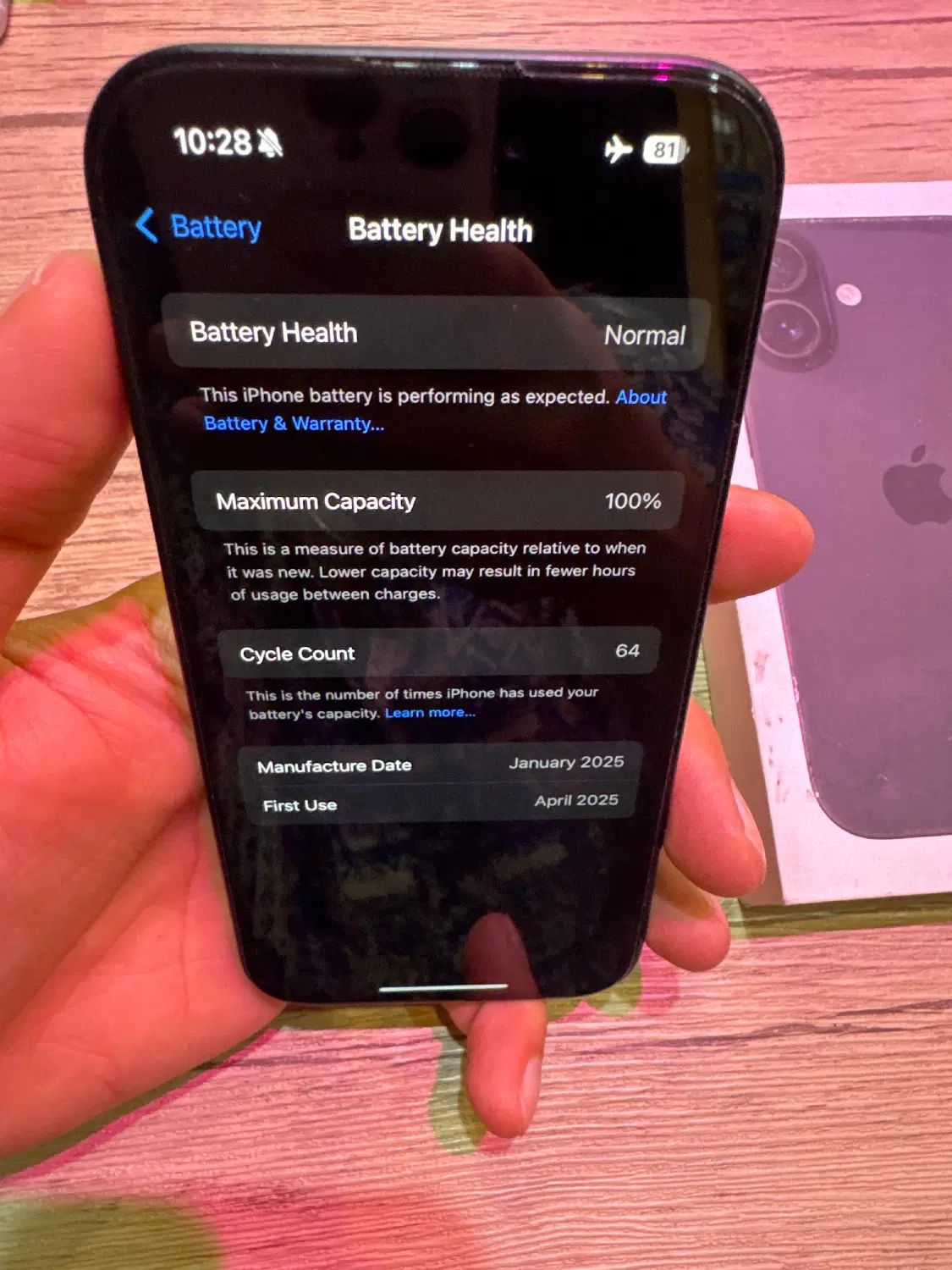 iphone 16 256G 100%|موبایل|تهران, میدان ولیعصر|دیوار