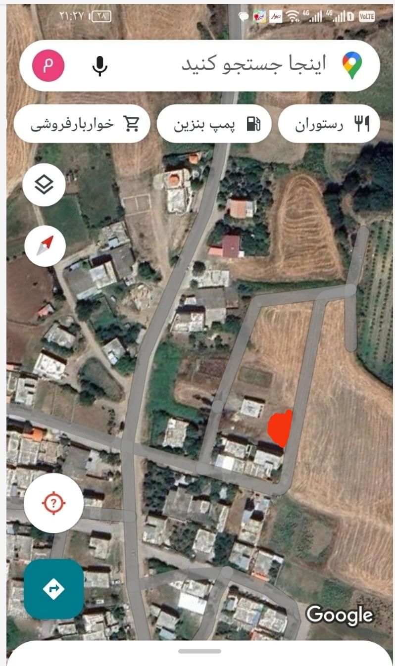 زمین مسکونی مناسب ساخت ویلا با ویوی ابدی|فروش زمین و ملک کلنگی|مینودشت, |دیوار