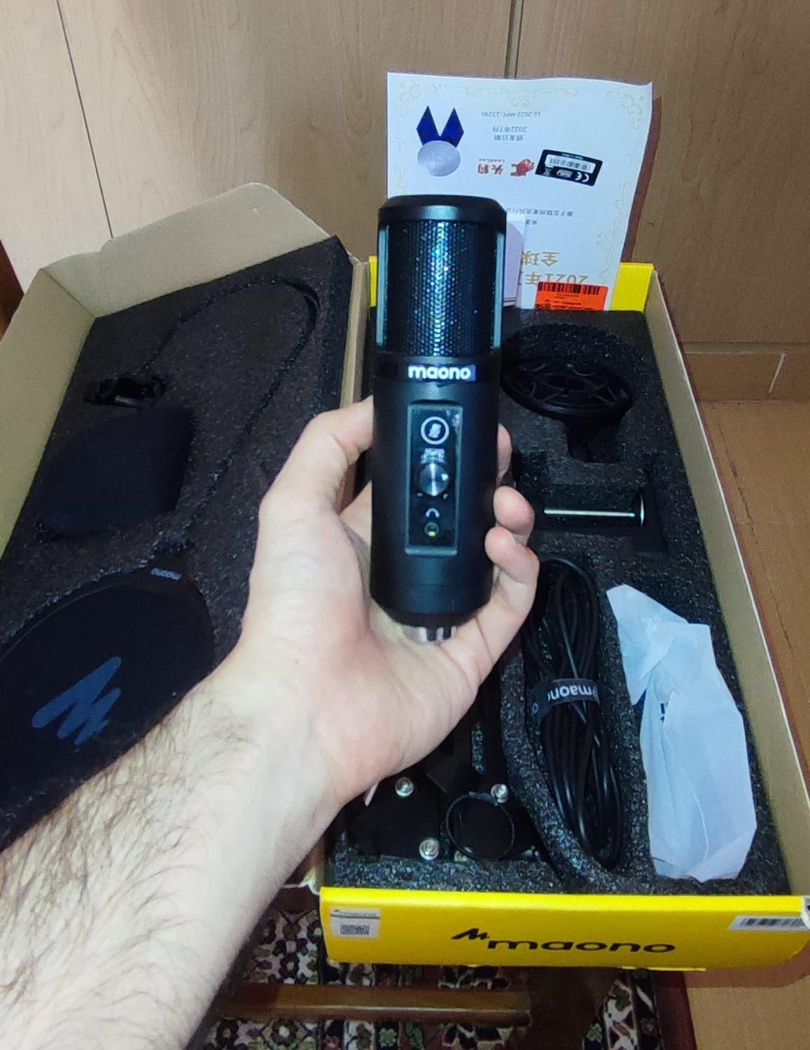 میکروفن کندانسر مائونو مدل AU-PM422|آلات موسیقی|رشت, چله خانه|دیوار