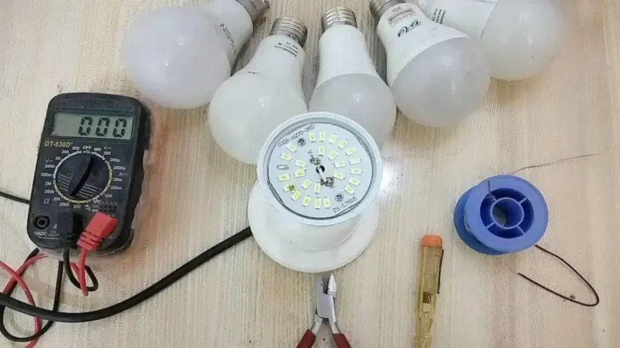 تولید و تعمیرات انواع لامپ LEDو انواع پرژکتور|لامپ و چراغ|مبارکه, |دیوار