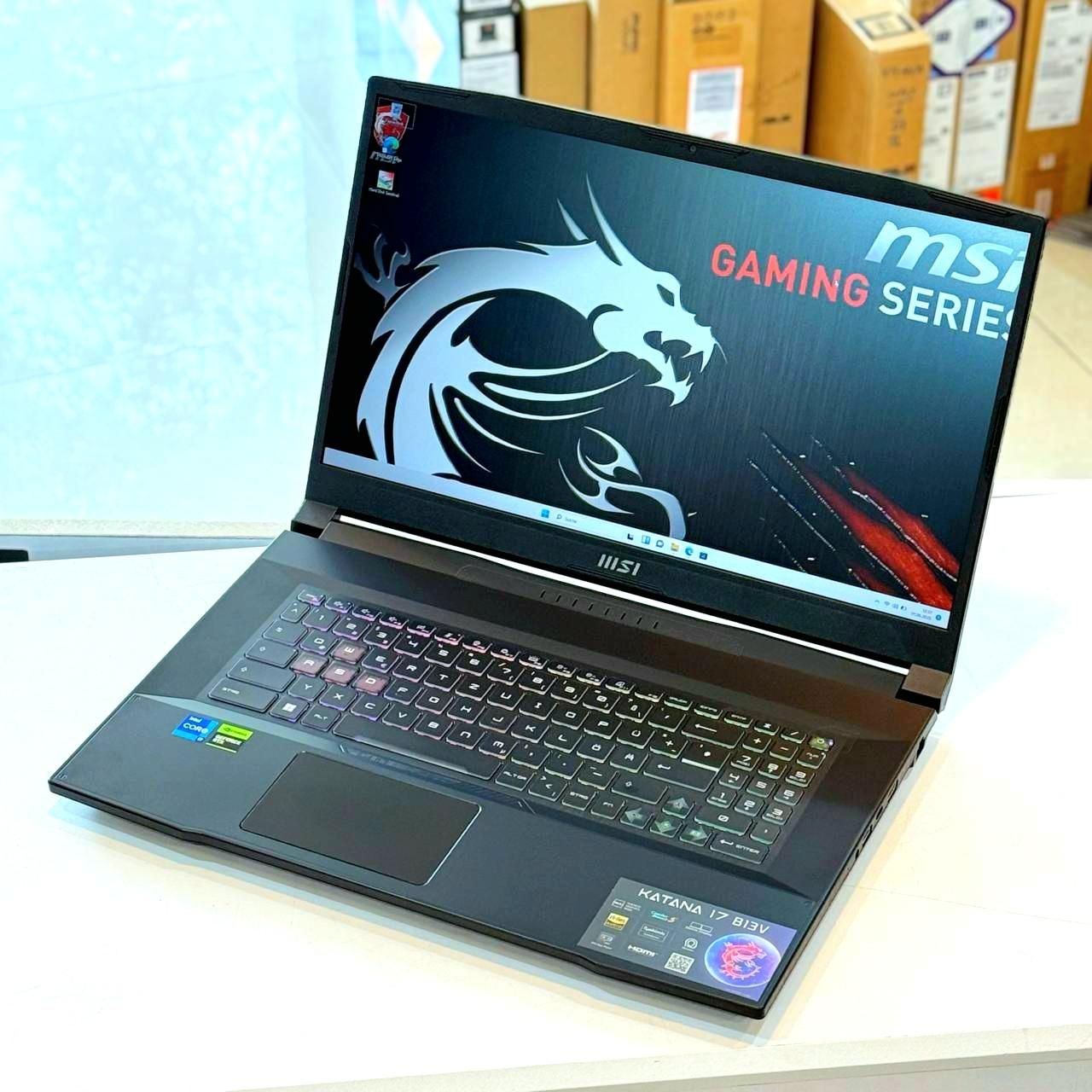لپتاپ گیمینگ MSI Katana 17 B12V گرافیک RTX4070|رایانه همراه|شیراز, ملاصدرا|دیوار