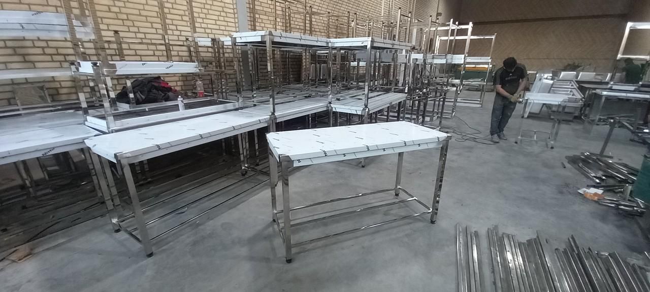 میزکار استیل کانتر گرم گرمخانه سینک وان صنعتی|کافی‌شاپ و رستوران|تهران, یافت آباد جنوبی|دیوار