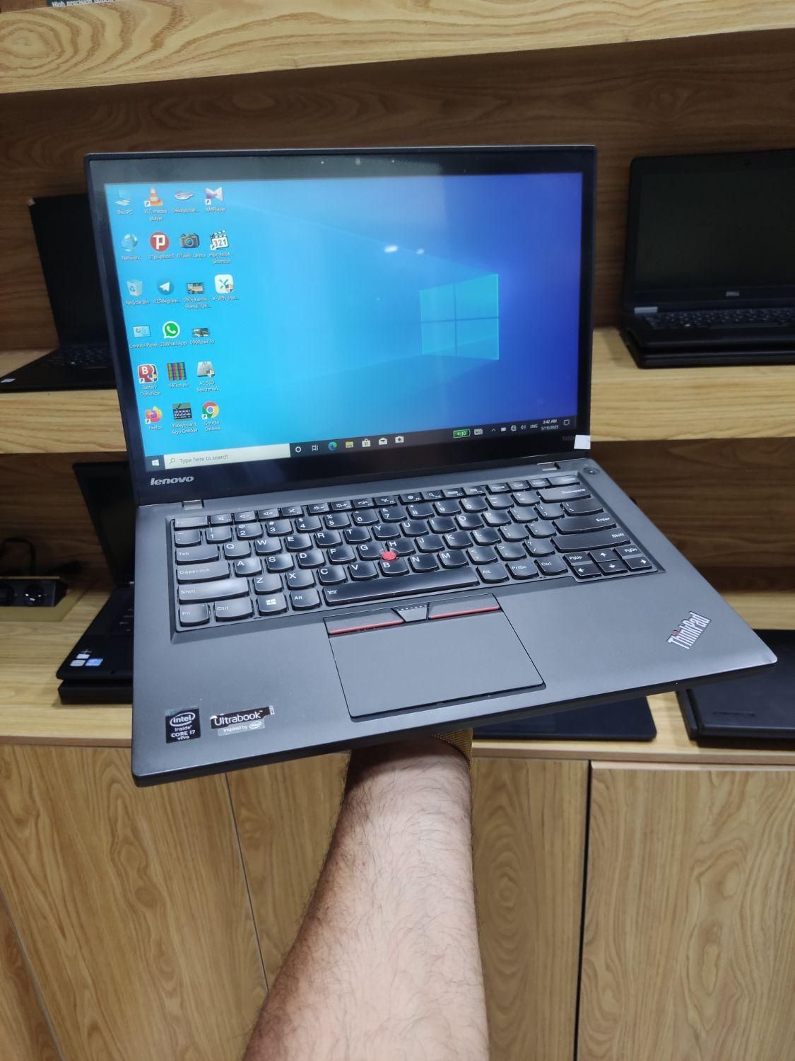 لپتاپLenovo T450 i7 رم8/هارد256ssd/سوپراسلیم|رایانه همراه|تهران, استخر|دیوار