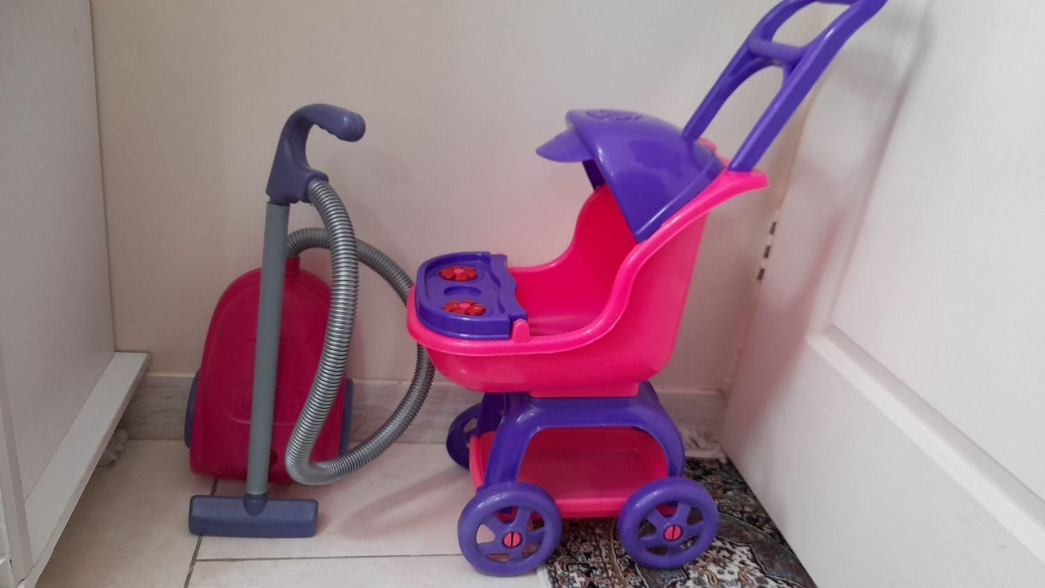 اسباب بازی کالسکه وجاروبرقی|اسباببازی|تهران, هفده شهریور|دیوار