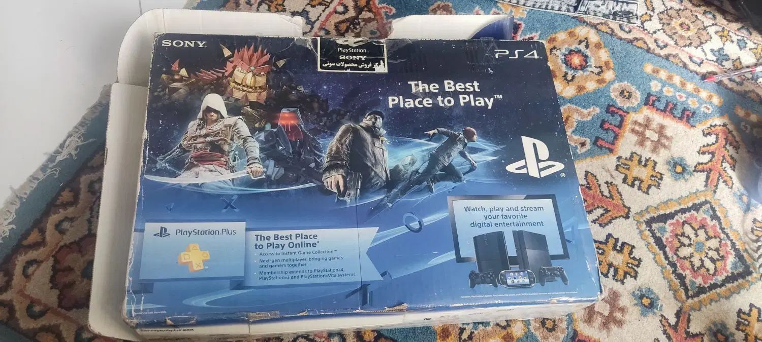 جعبه و فیفا 17 و روکش دسته ps4|کنسول، بازی ویدئویی و آنلاین|تهران, تسلیحات|دیوار