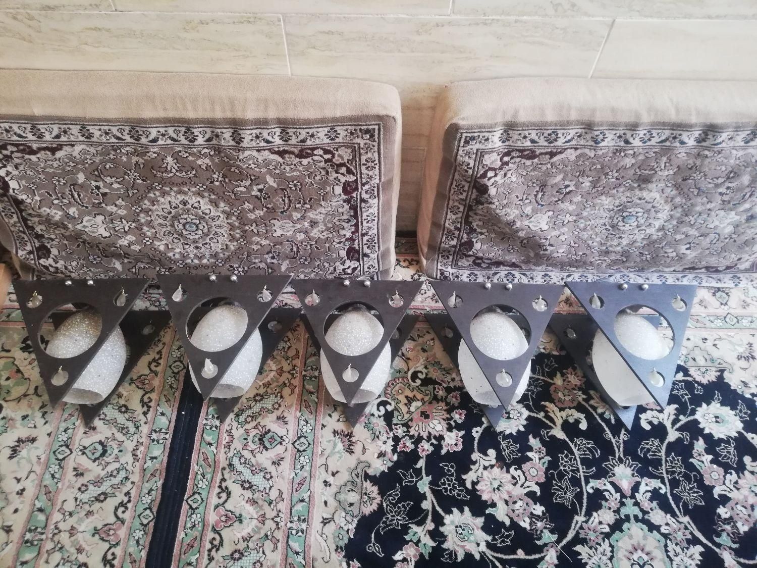 لوستر ام دی اف|لوستر و چراغ آویز|شیراز, شهرک ولیعصر|دیوار