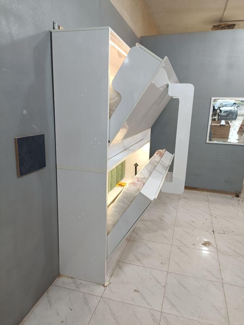 خاص ترین تخت دوطبقه ایران T-010|تخت و سرویس خواب|رشت, حومه رشت|دیوار