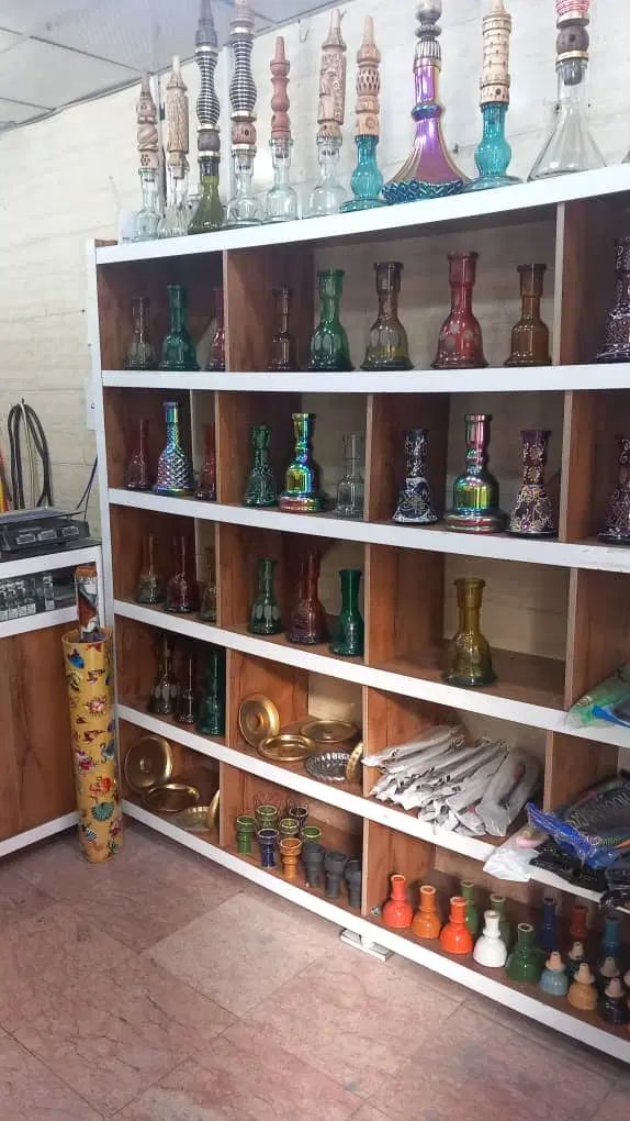 قفسه mdf و تابلو چشمک زن به اسم دخانیات ویپ شاپ|فروشگاه و مغازه|اهواز, زیتون کارمندی|دیوار