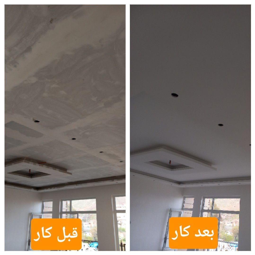 نقاشی رنگ آمیزی ساختمان نصب کاغذدیواری گچکار بهروز|خدمات پیشه و مهارت|اهواز, زیتون کارمندی|دیوار