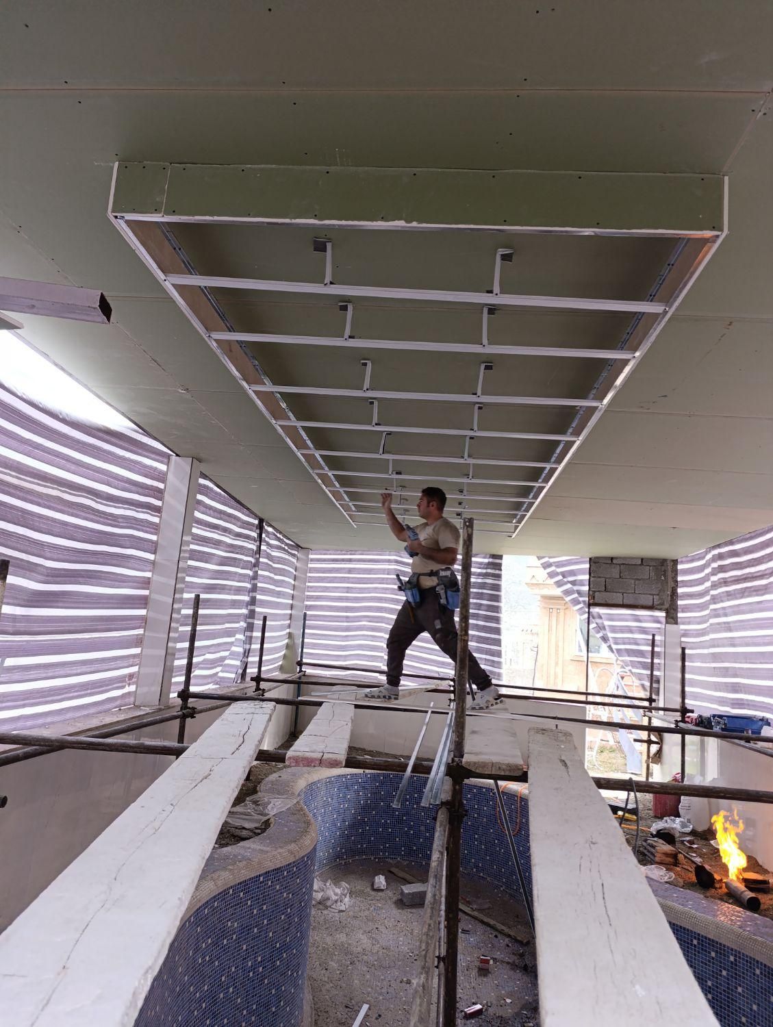 کناف کنافکاری سقف کاذب|خدمات پیشه و مهارت|تبریز, |دیوار