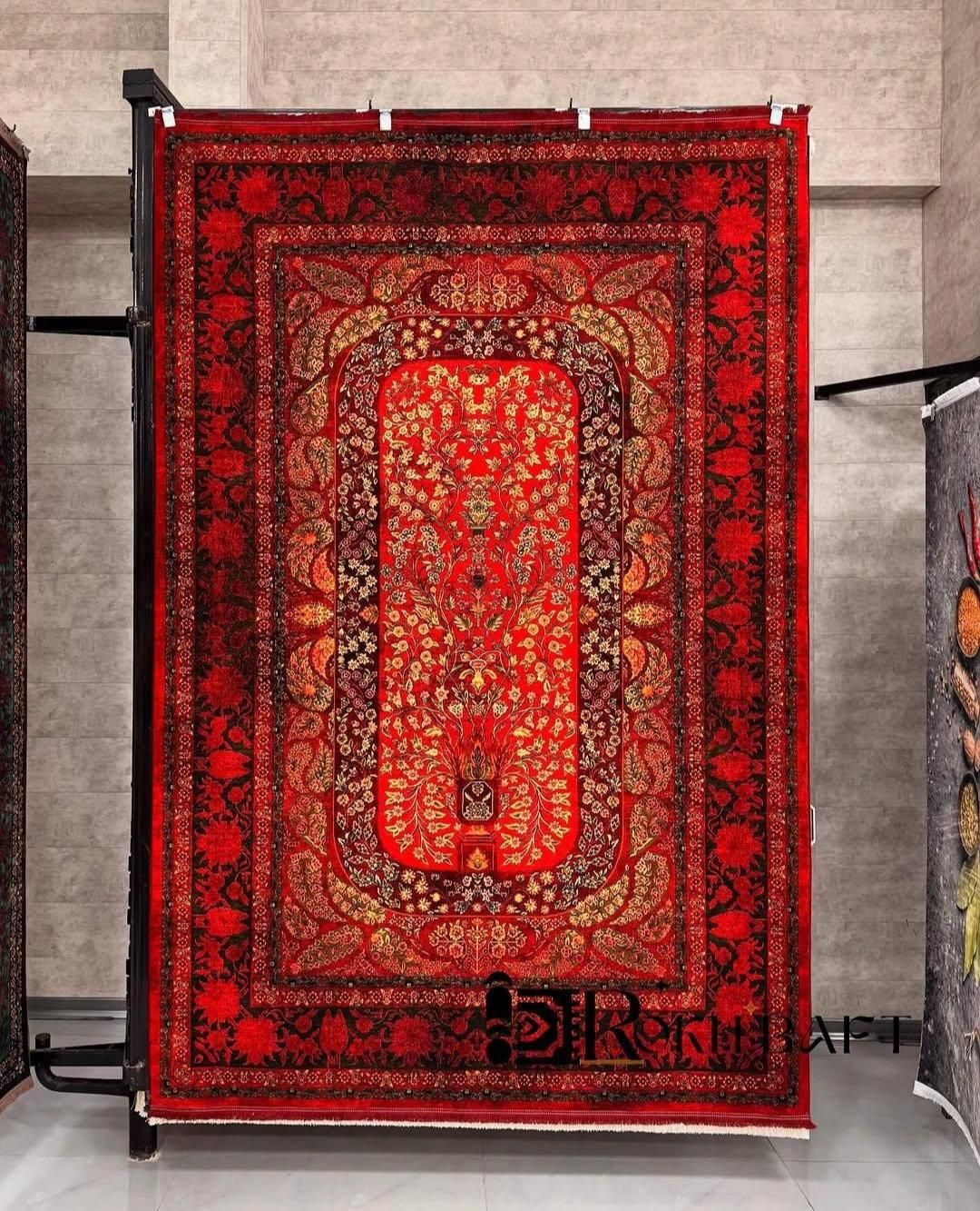 فرش سرزمین کاشان 1200شانه جدید سال رنگ طوسی|فرش|شیراز, شهرک سراج‎|دیوار