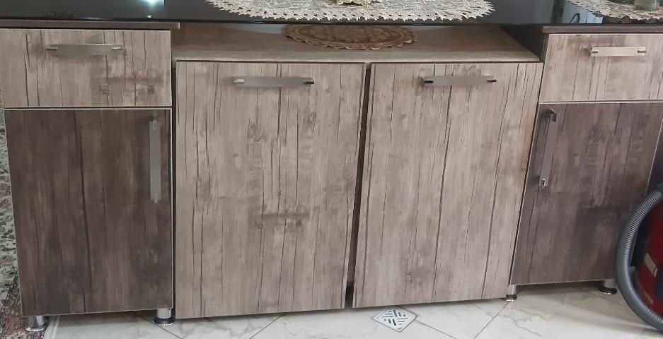 ۱۰ متر کابینت تمام ام دی اف به شرط|آب‌چکان و نظم‌دهنده ظروف|تربت‌حیدریه, مظفریه|دیوار