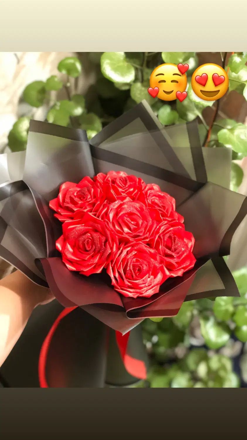 دسته گل روبانی اقتصادی /باکس پول/|گل مصنوعی|مشهد, طلاب|دیوار