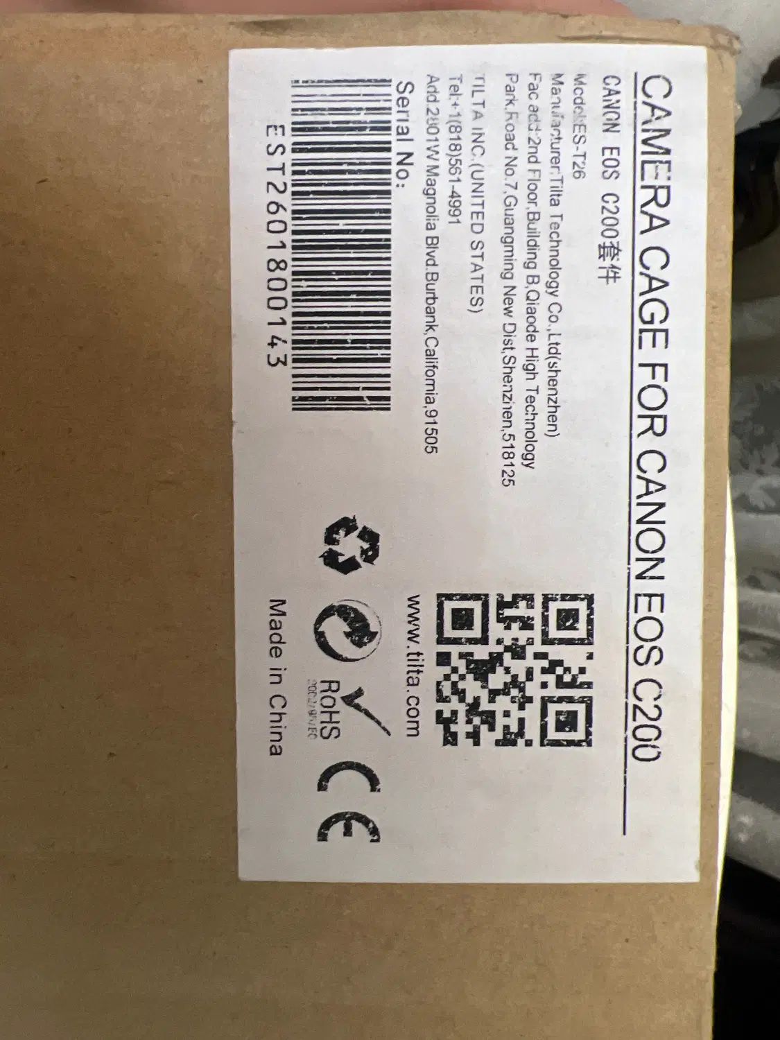 کیج کامل تیلتا برای دوربین کانن C200|دوربین عکاسی و فیلم‌برداری|تهران, شهرک چیتگر|دیوار