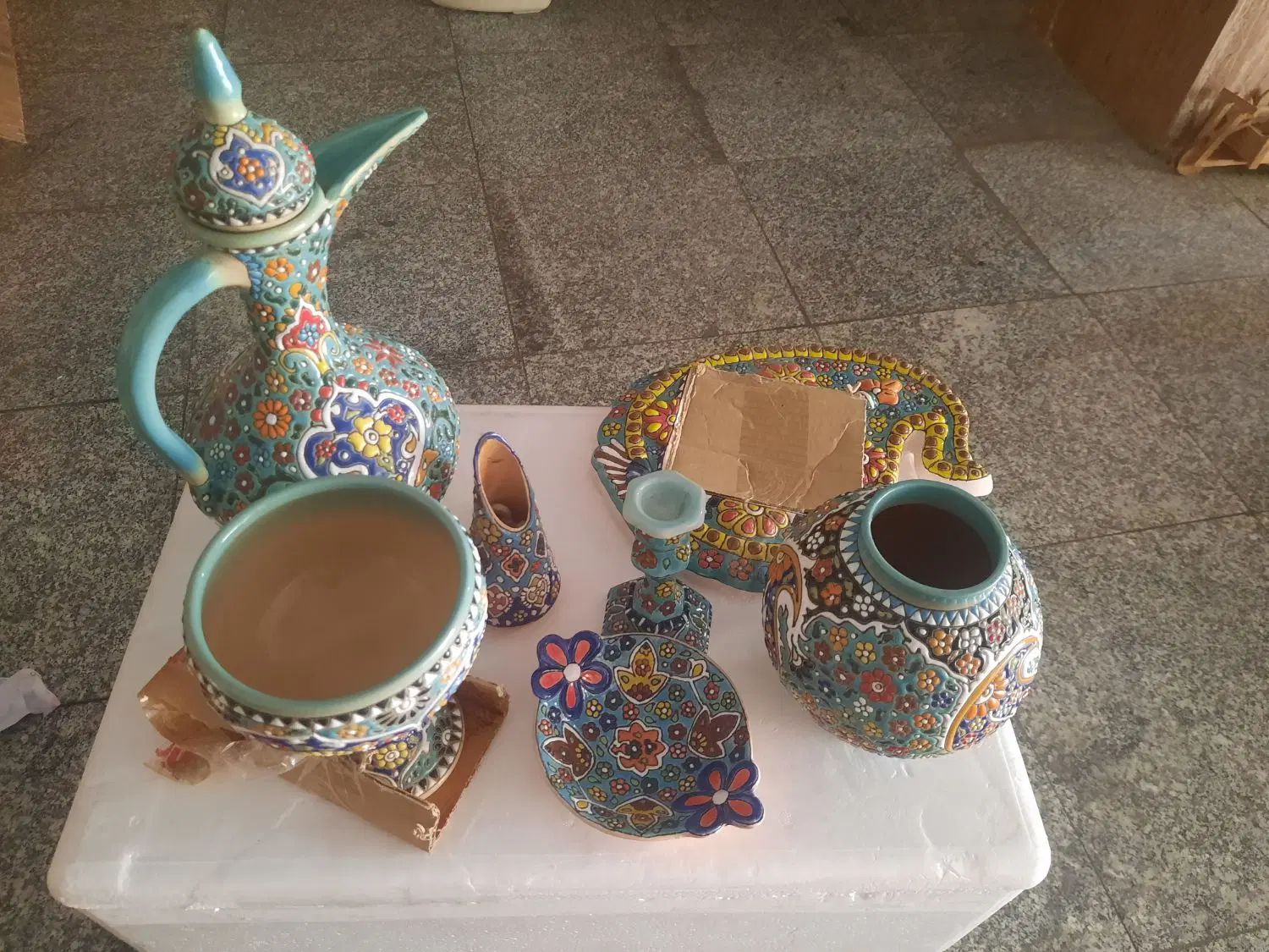 هفت سین دیزی سنگی  سرویس چایخوری ظرف سرو بلور|ظروف سرو و پذیرایی|تهران, آزادشهر|دیوار