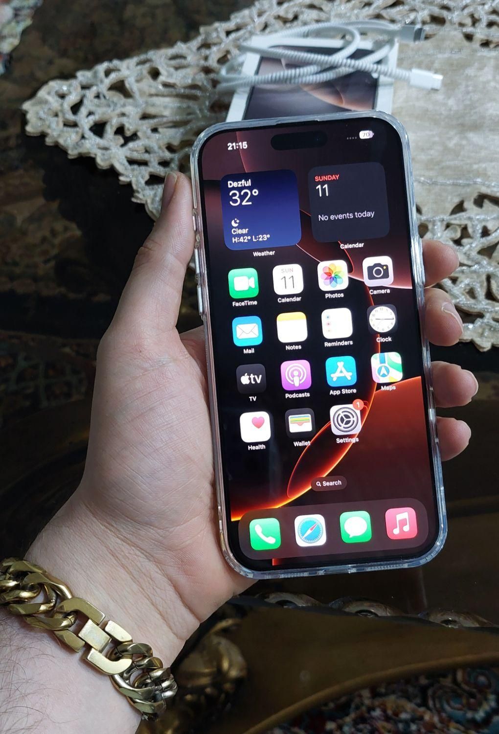 اپل iPhone 16 Pro Max با حافظهٔ ۲۵۶ گیگابایت|موبایل|دزفول, |دیوار