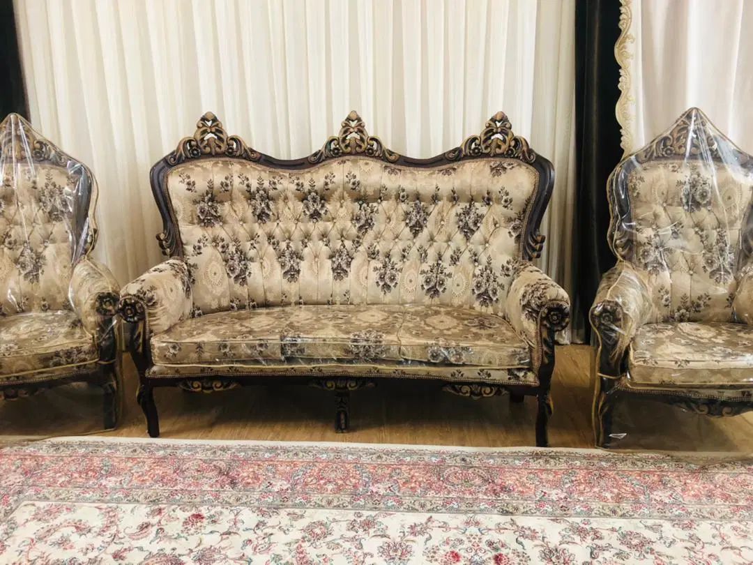 مبل ۷ نفره استیل|مبلمان خانگی و میز عسلی|مشهد, دانشجو|دیوار