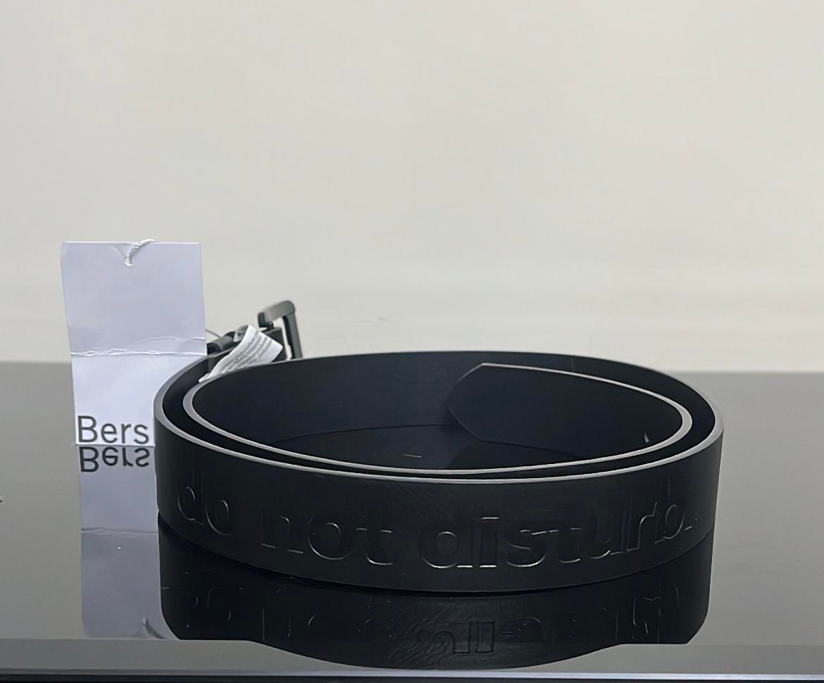 کمربند مردانه چرمی مشکی اورجینال برشکا BERSHKA|کیف، کفش، کمربند|تهران, جنت‌آباد مرکزی|دیوار