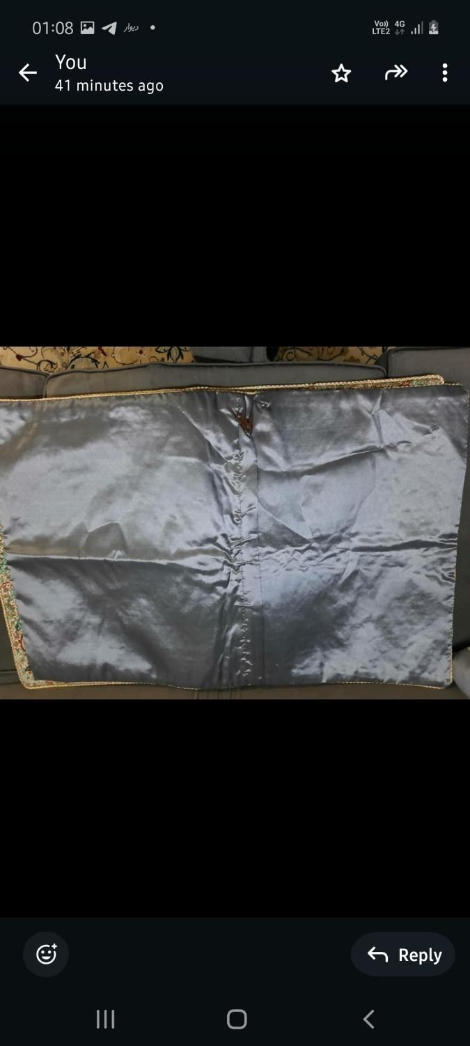 سه جفت رویه بالشتی و متکا ، کوسن ترمه و مخمل شنل|رختخواب، بالش، پتو|تهران, ولنجک|دیوار