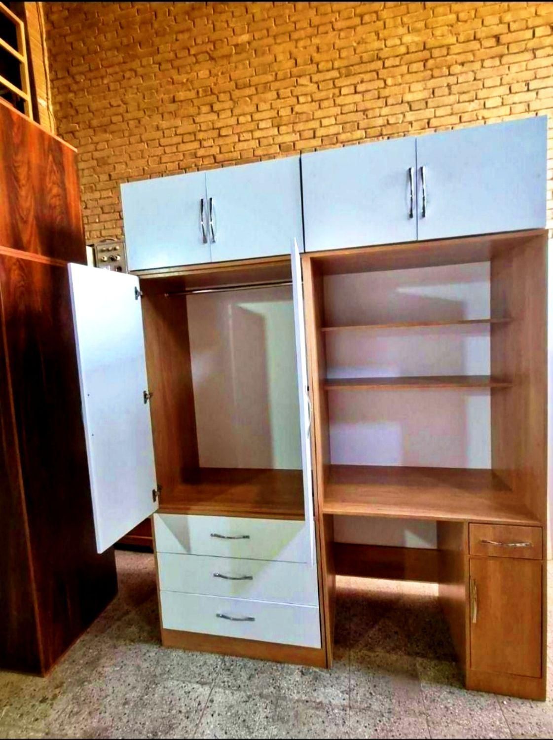 ست کمد و میز تحریر|جاکفشی، کمد، دراور|رشت, گلسار|دیوار