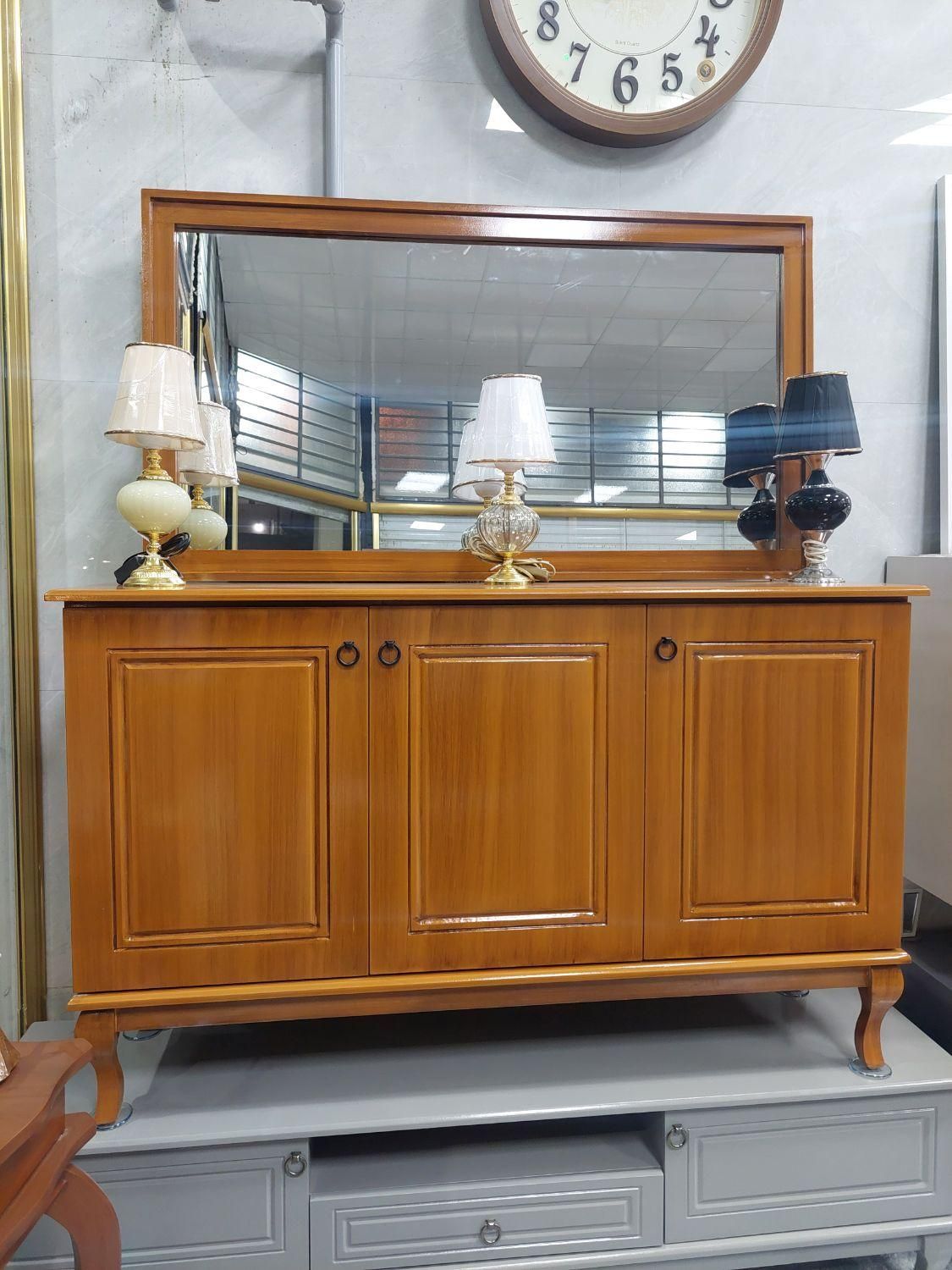 آینه کنسول رنگی|بوفه، ویترین، کنسول|چهارباغ, |دیوار